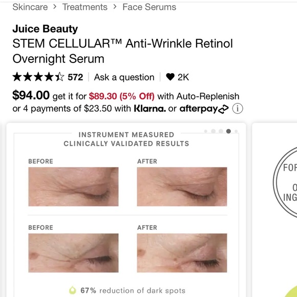 Juice beauty overnight serum - Picture 3 of 3